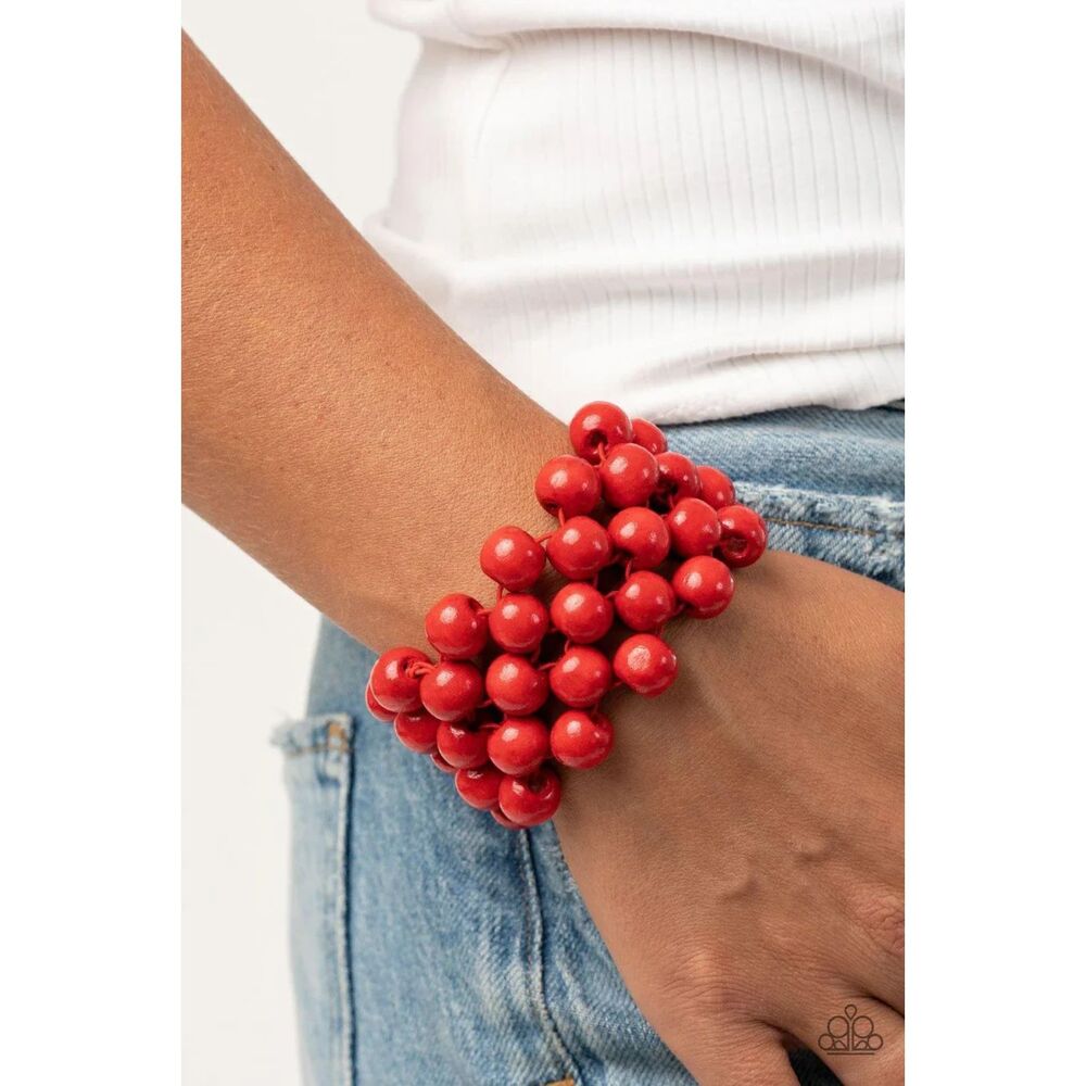 Tiki Tropicana Red Bracelet (24)
